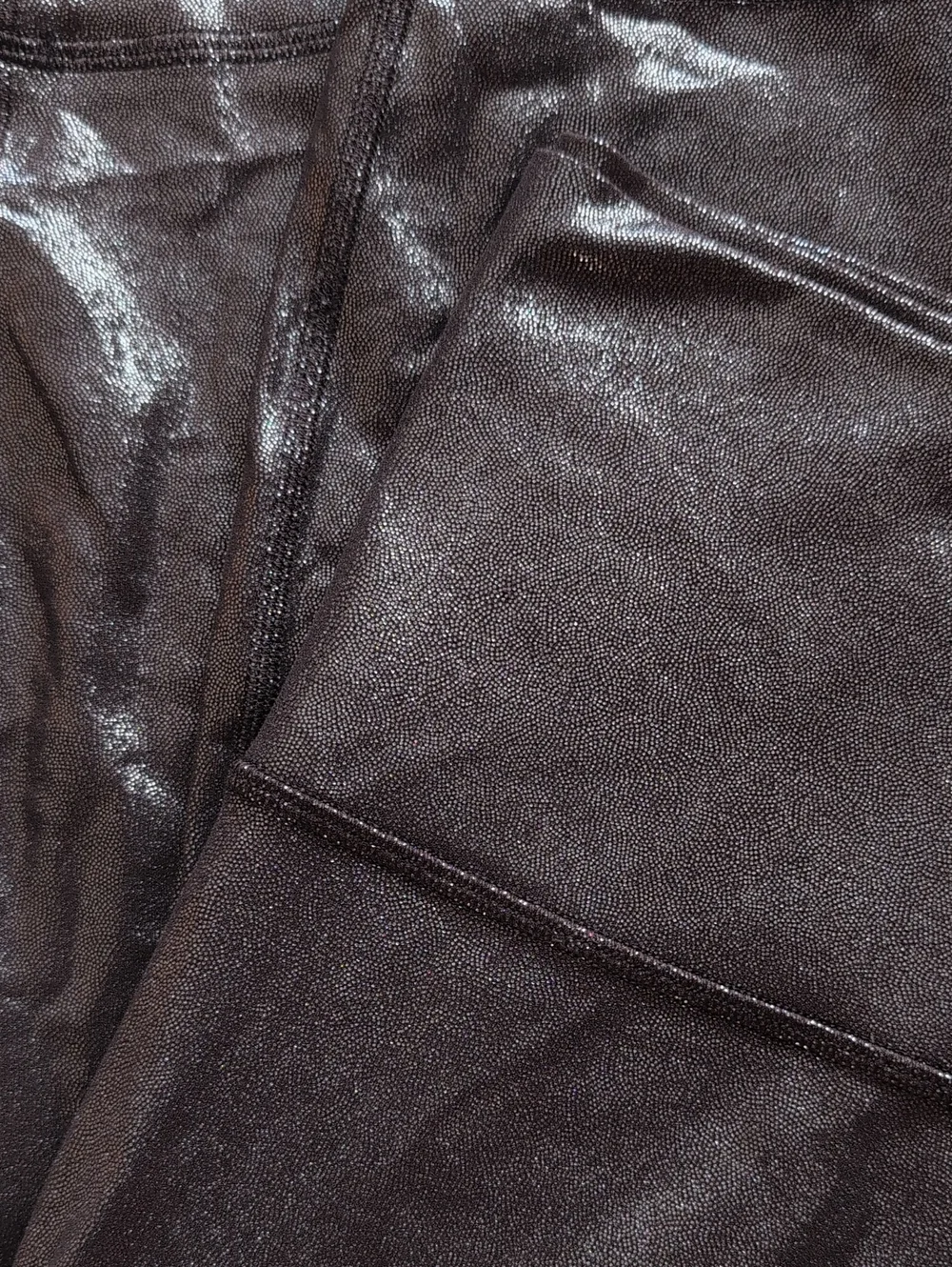 🍋 Lululemon Metallic Brown High-Waist Leggings